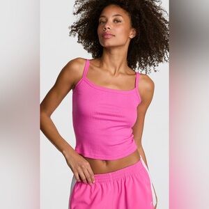 Victoria's Secret PINK Super Soft Muti Rib Cami Tank Large Cute Comfy Gift NWT